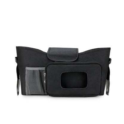 black stroller organizer diaper bag for travel