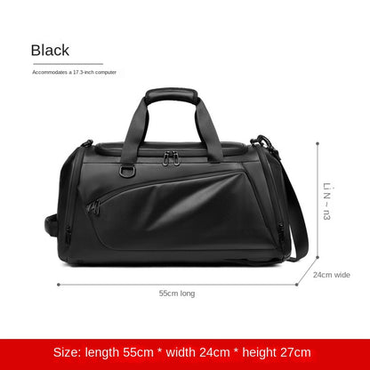 black travel luggage bag,men,dimensions