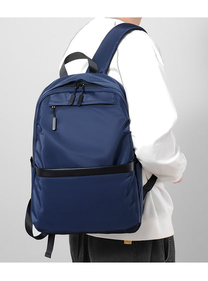 blue business laptop backpack for office and travel