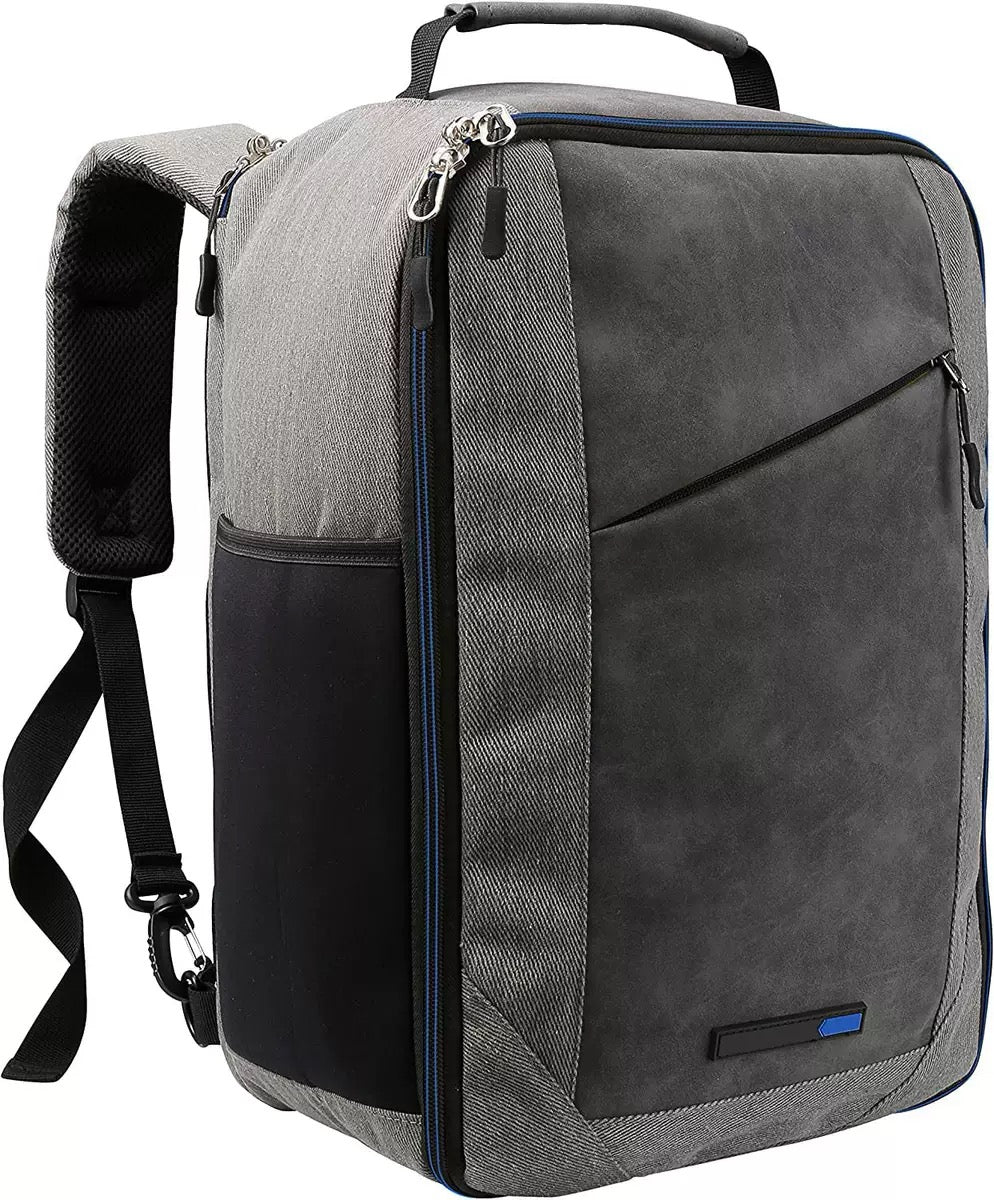 blue custom rpet backpack large capacity travel backpack manufacturer