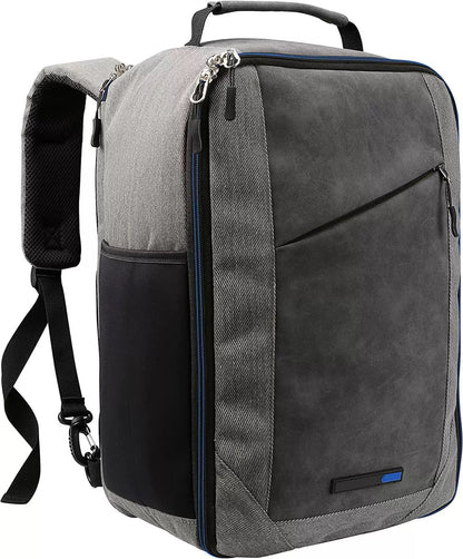 blue custom rpet backpack large capacity travel backpack manufacturer