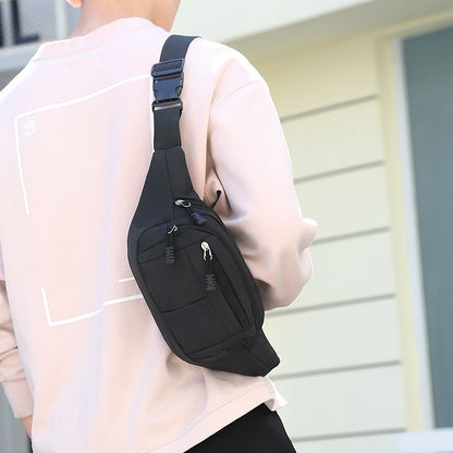black polyester budget waist bag,custom,model display