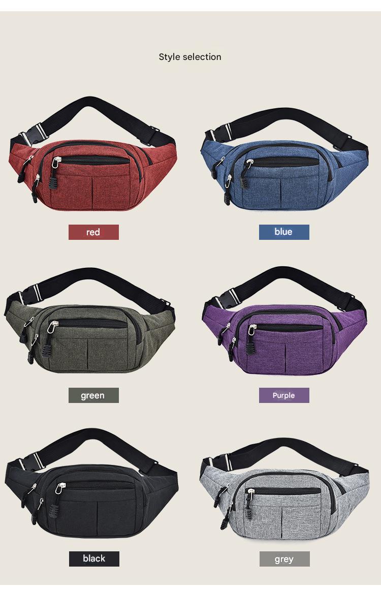 polyester budget waist bag,custom,color display