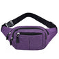 purple polyester budget waist bag,custom,front
