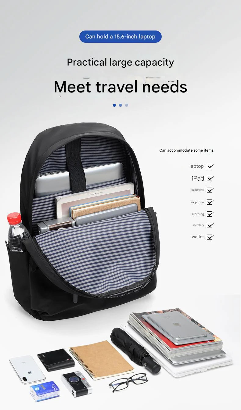 business backpack with organized storage for laptop and accessories