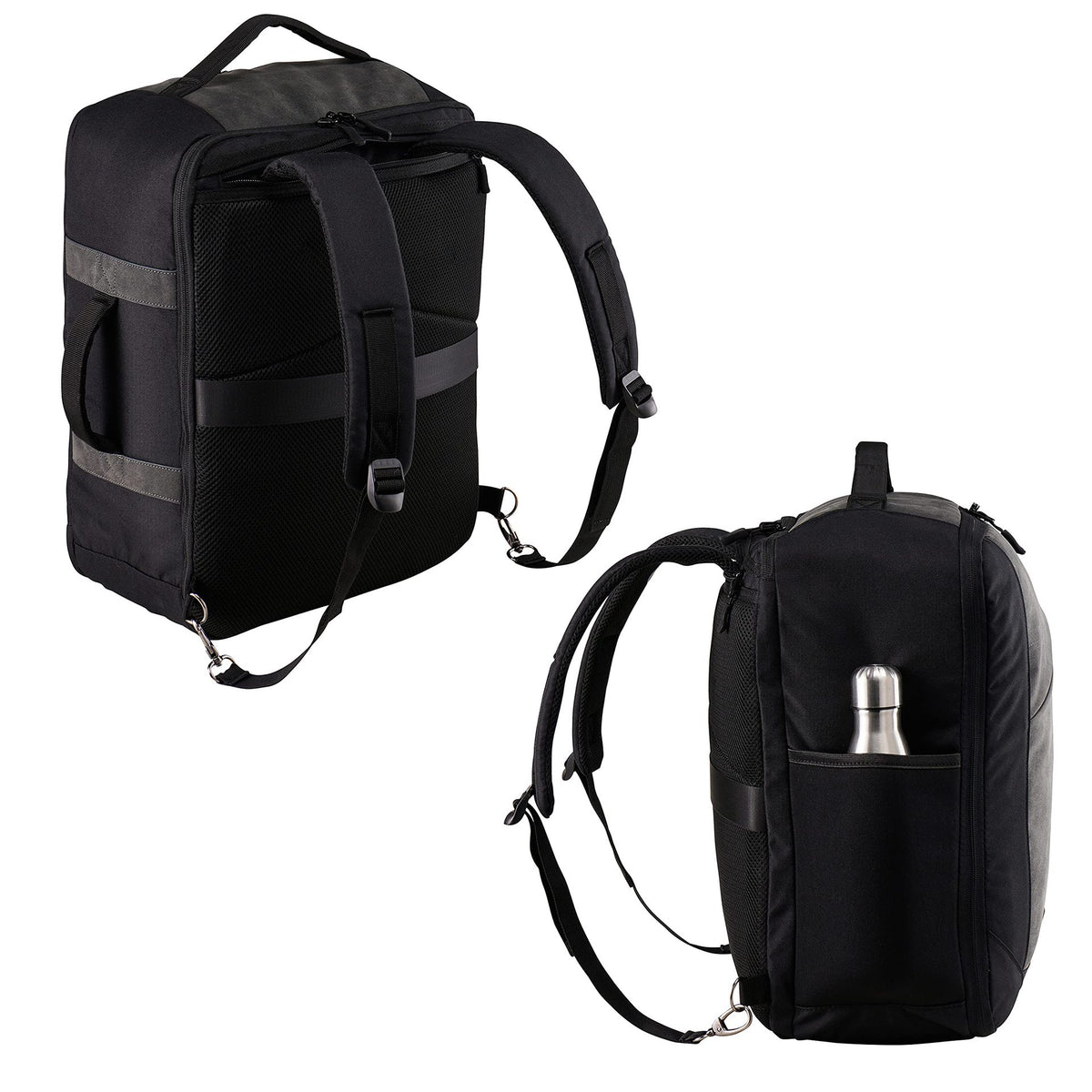 black large size rpet business backpack,men,back