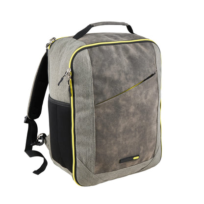 yellow large size rpet business backpack,men,front