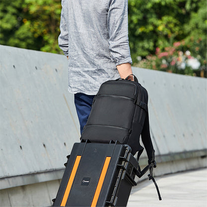 business backpack with top carry handle for easy hand carrying during daily commutes
