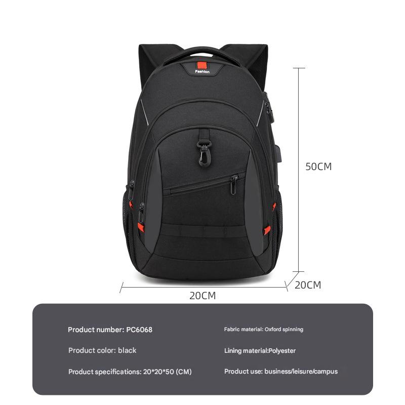black fanlosn tsa lock business backpack,custom,dimensions