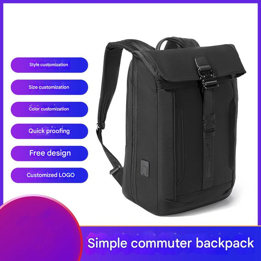 black fanlosn waterproof anti theft business laptop backpack,custom,detail