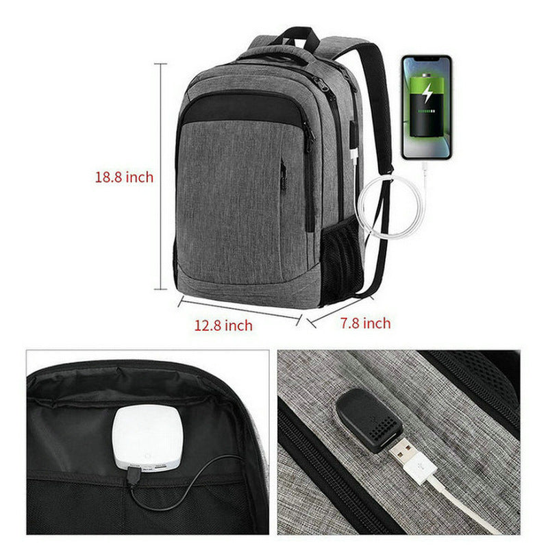 gray fanlosn large business laptop backpack,custom,dimensions