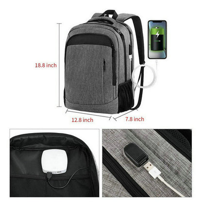 gray fanlosn large business laptop backpack,custom,dimensions