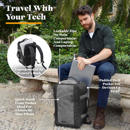 custom logo business travel backpack for corporate wholesale orders