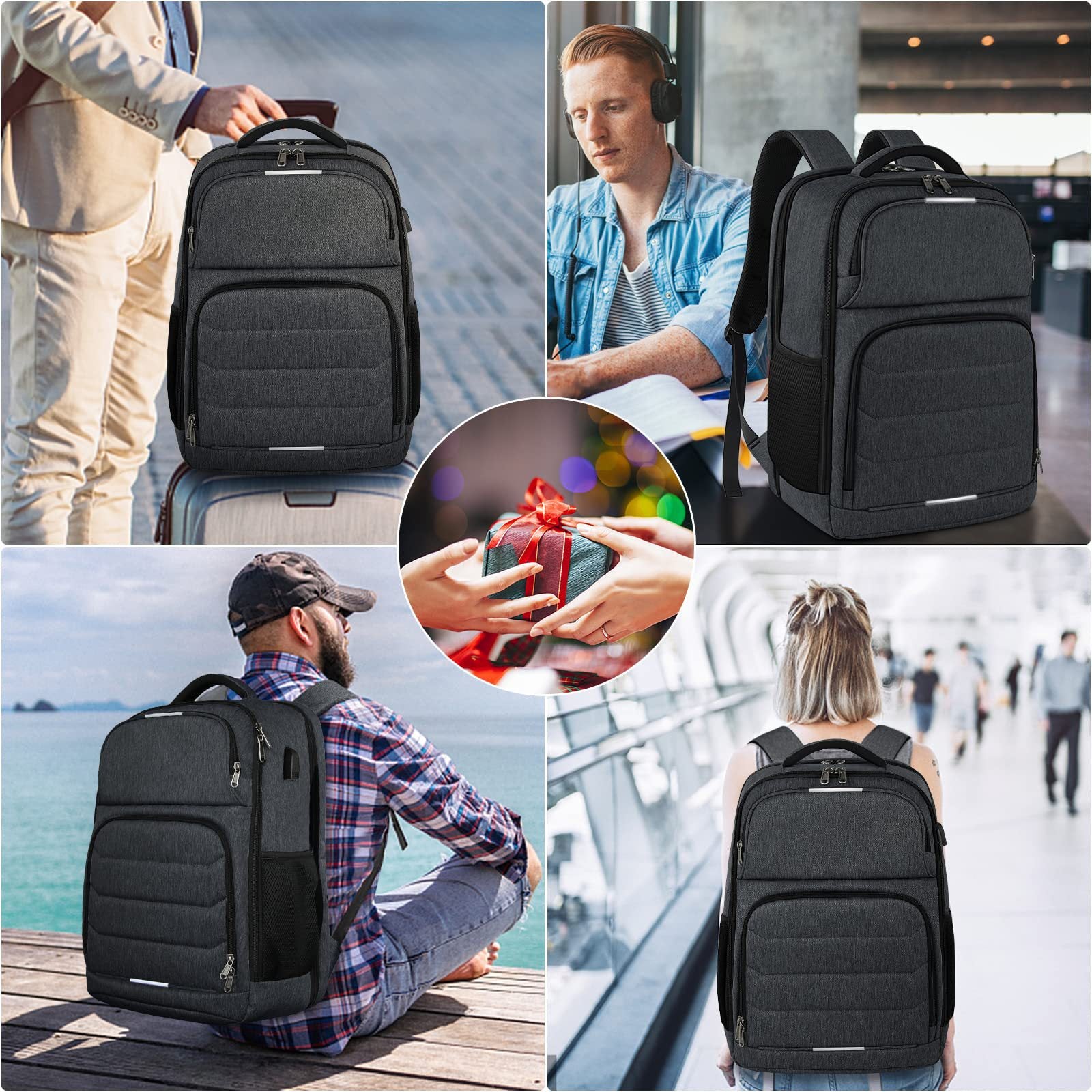 business travel backpack used for commuting airport travel and daily office