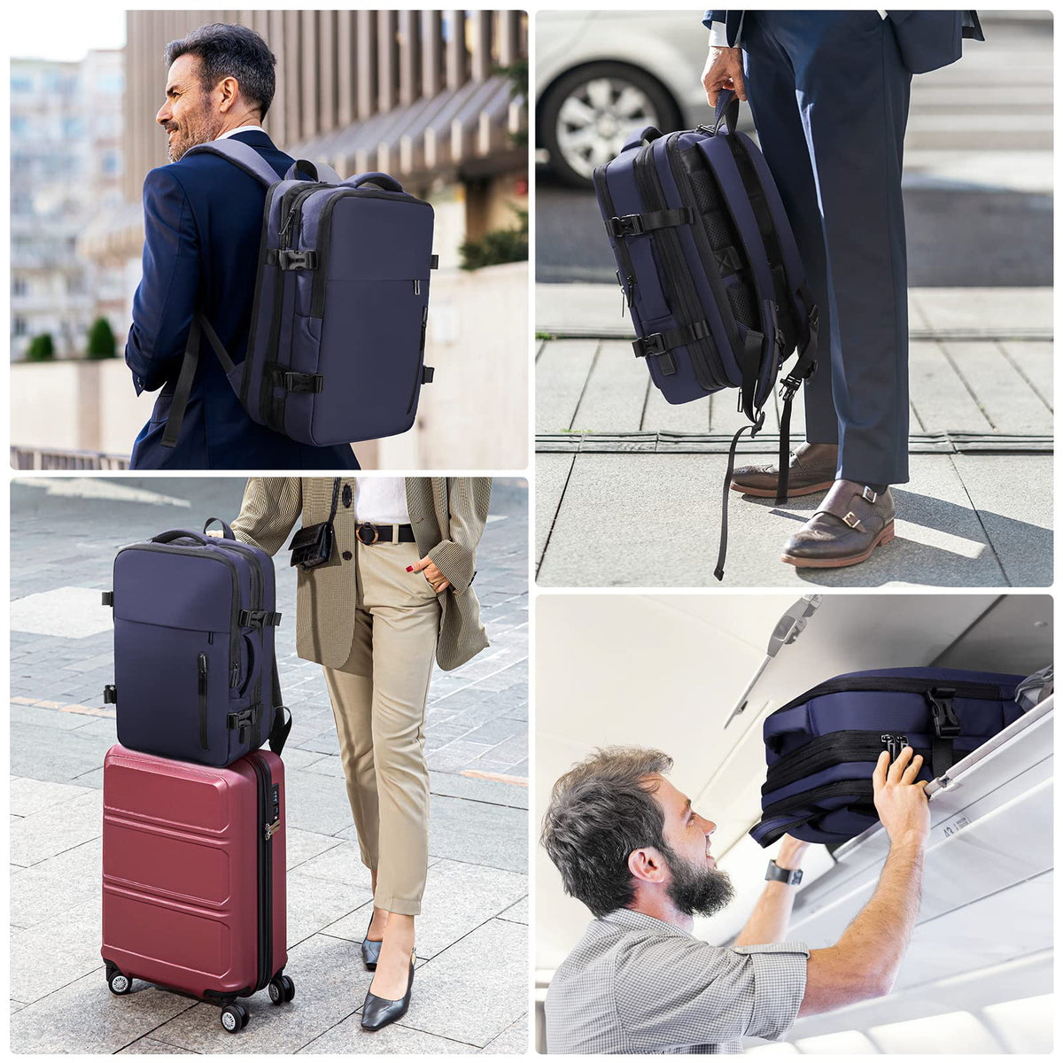 business travel backpack used for commuting airport and everyday travel