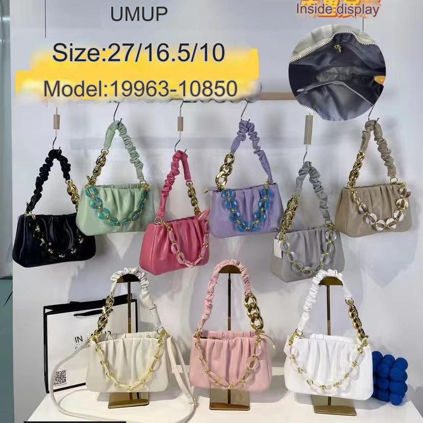 New Simple Shoulder Bag Ruffle Cloud Bag Thick Chain Women Hand-Carrying Crossbody Bag