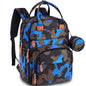 camouflage diaper backpack for outdoor baby activities