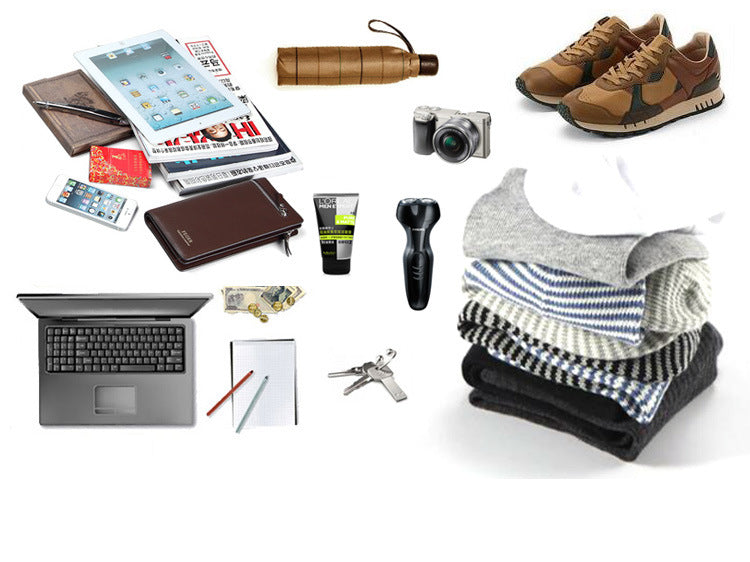 canvas backpack with large storage capacity for travel clothes books and outdoor gear