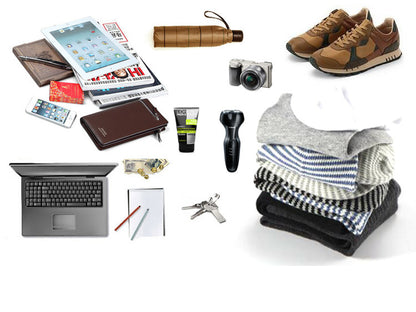 canvas backpack with large storage capacity for travel clothes books and outdoor gear