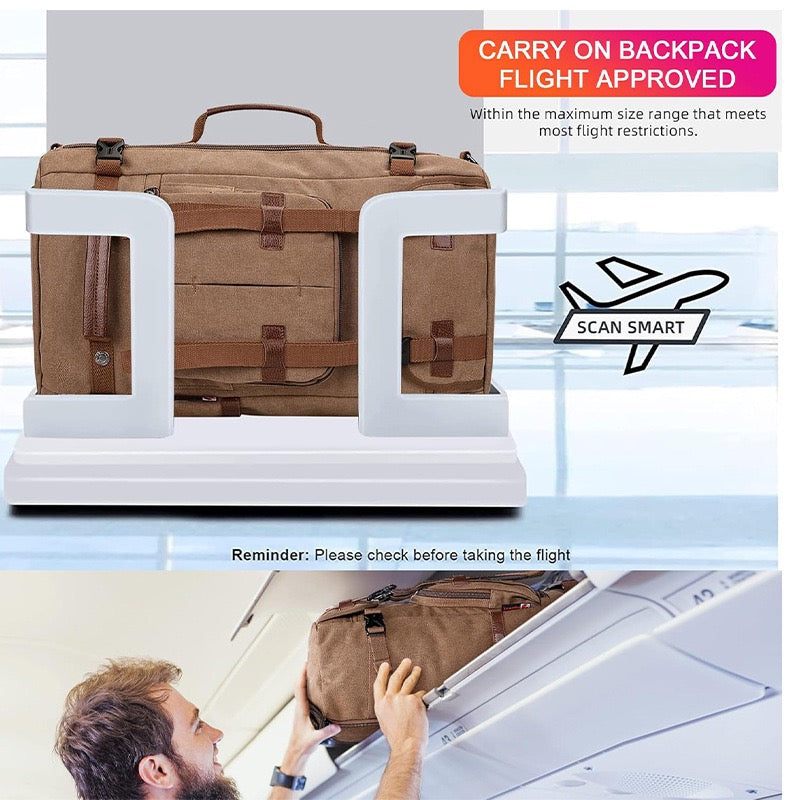 carry on backpack flight approved travel bag for business trips