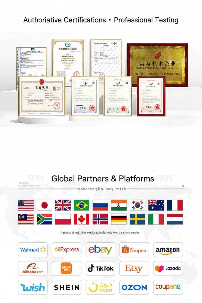 serving buyers across USA, Japan, Brazil, Australia and more via Walmart, Amazon, TikTok, eBay and major e-commerce platforms, ISO certified factory