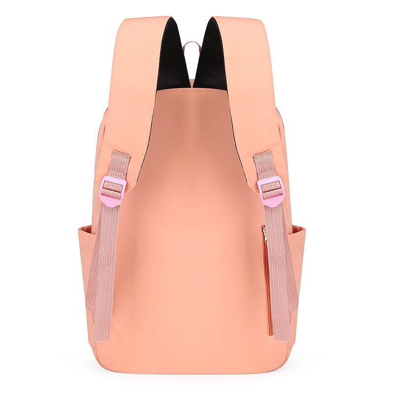 comfortable school backpack with breathable back panel design
