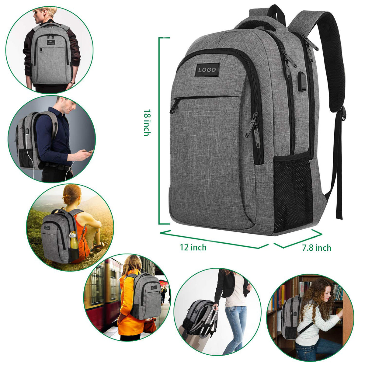 corporate backpack for business travel and daily commuting