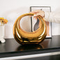 gold acrylic crescent bag handbag,women,front 02