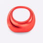 red acrylic crescent bag handbag,women,front