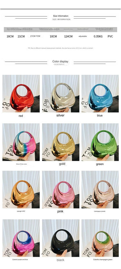 acrylic crescent bag handbag,women,color display 02