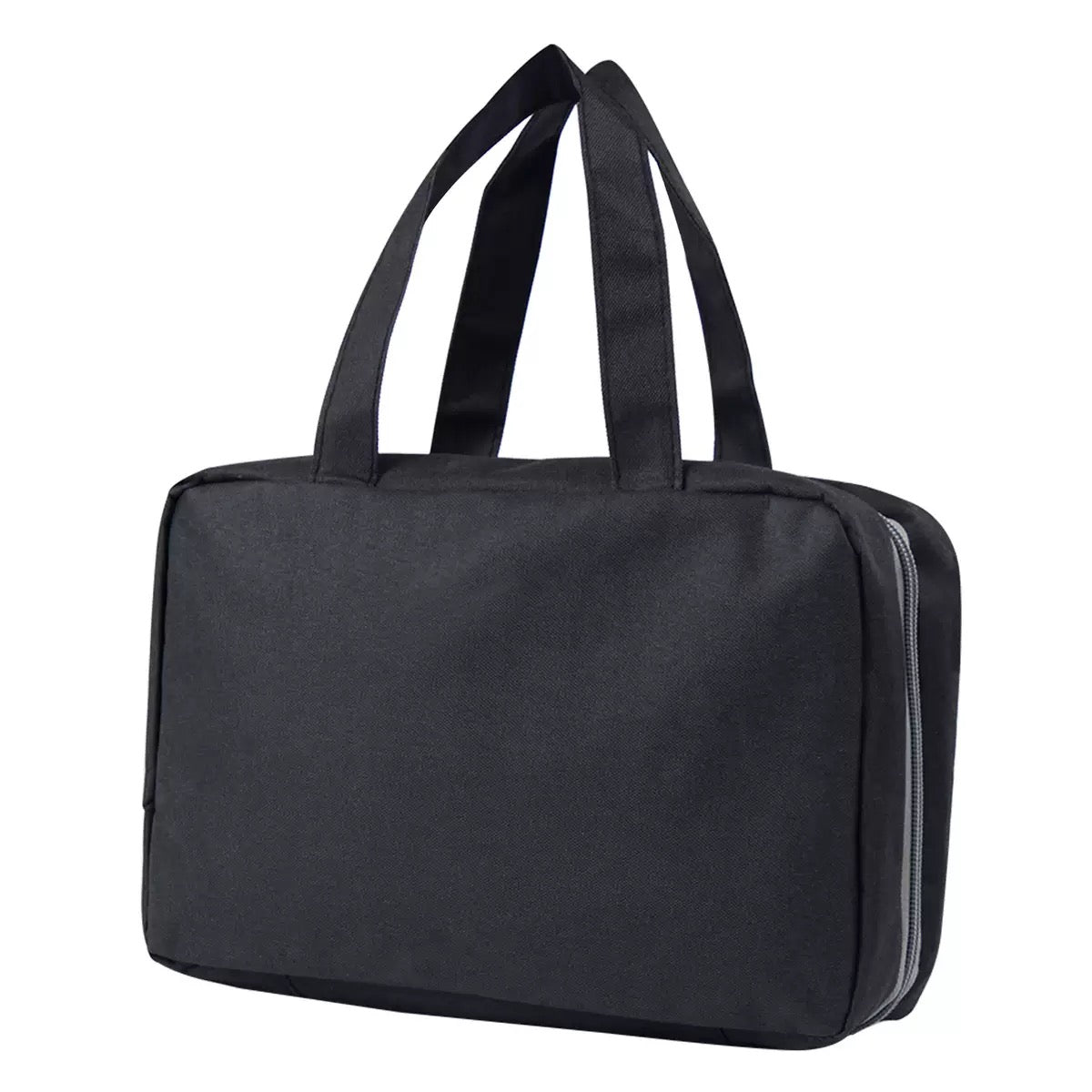 custom cosmetic bag available in black colors