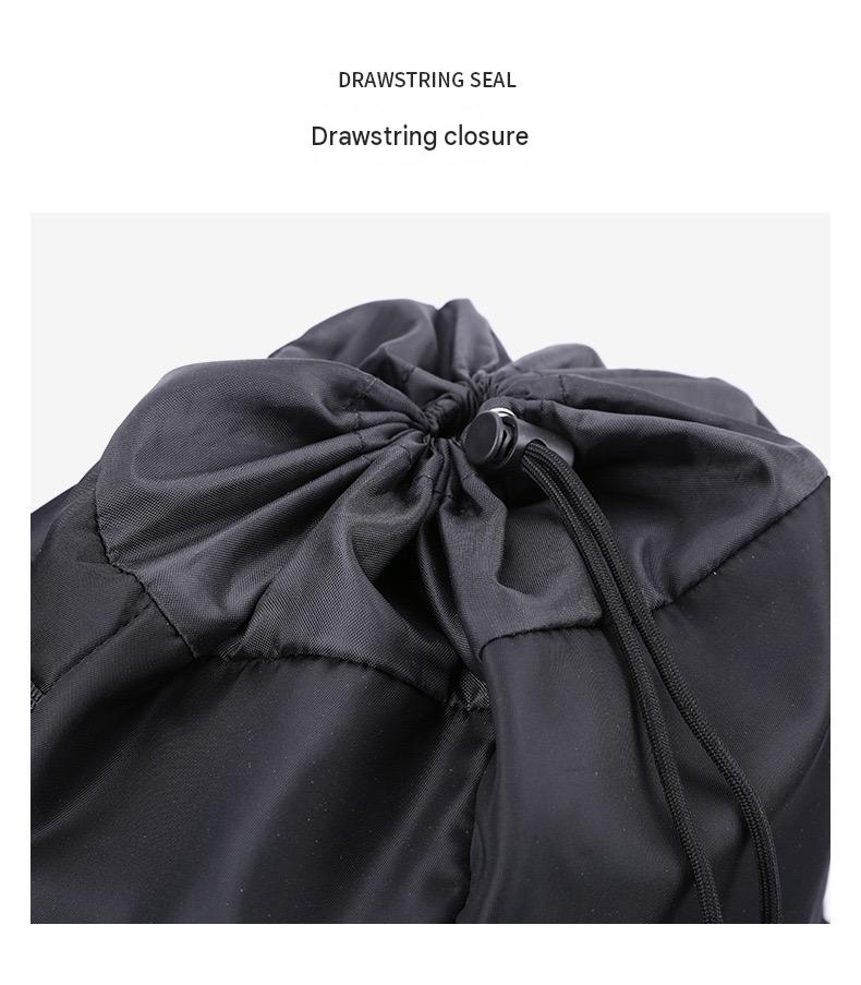 custom drawstring backpack closure design