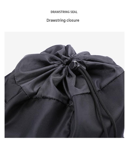 custom drawstring backpack closure design