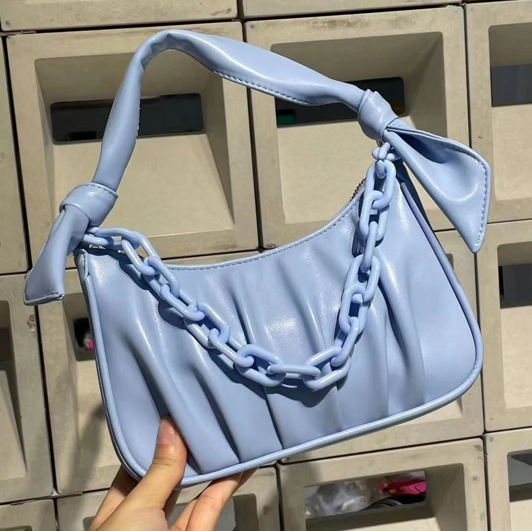 New Acrylic Chain Underarm Bag Cloud Bag2023New Trendy Bag Women's Shoulder Messenger Bag