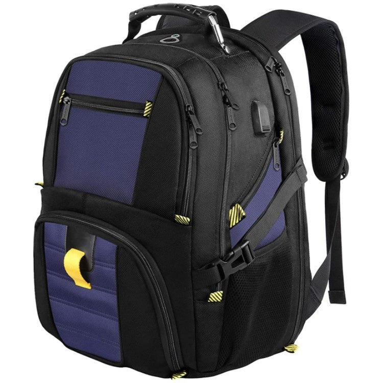 dark blue laptop backpack for business and travel