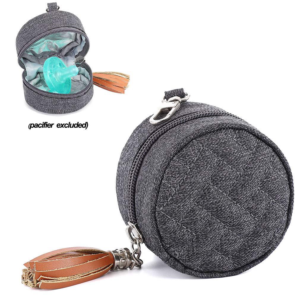detachable pacifier holder for baby backpack diaper bag