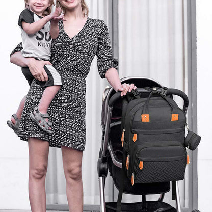 black fanlosn foldable diaper backpack,custom,model display
