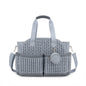blue polyester diaper handbag bag,women,detail