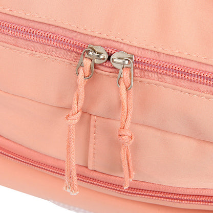 durable school backpack with smooth zipper and reinforced stitching details