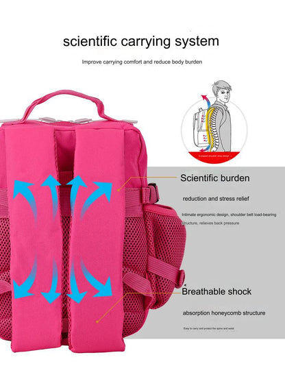 lightweight backpack with breathable shoulder straps and ergonomic carrying system