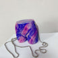 paintings blue fanlosn new chain acrylic evening bag women,custom,front