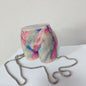 paintings pink fanlosn new chain acrylic evening bag women,custom,front