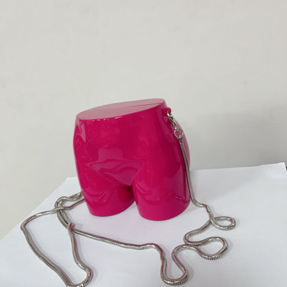 rose red fanlosn new chain acrylic evening bag women,custom,front