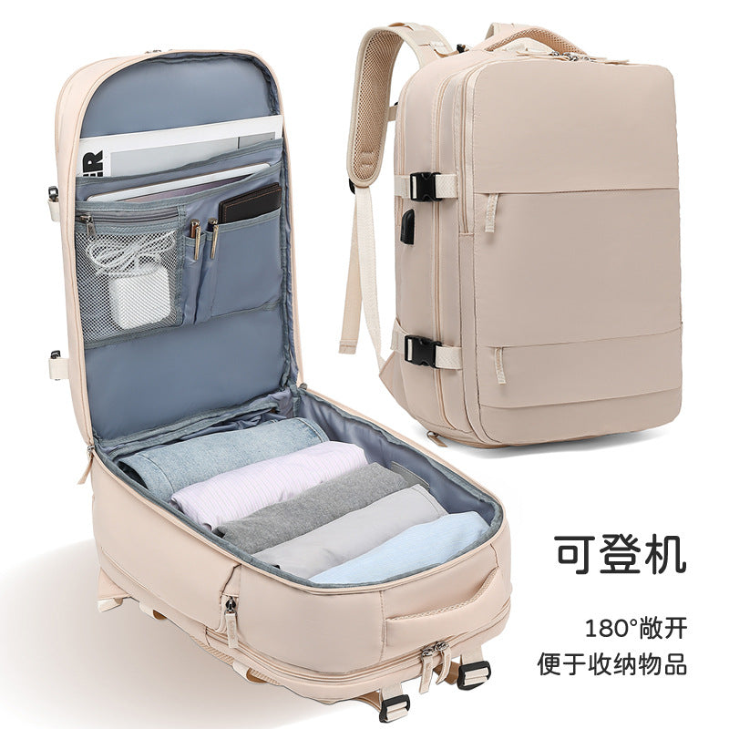 Customized Spot Multi-Functional Women's Backpack Large Capacity Waterproof Dry Wet Separation Luggage Computer Backpack