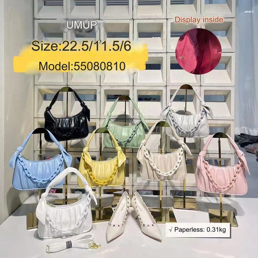 New Acrylic Chain Underarm Bag Cloud Bag2023New Trendy Bag Women's Shoulder Messenger Bag