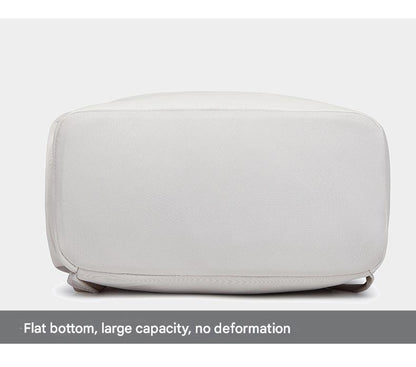 flat bottom oxford backpack with stable structure