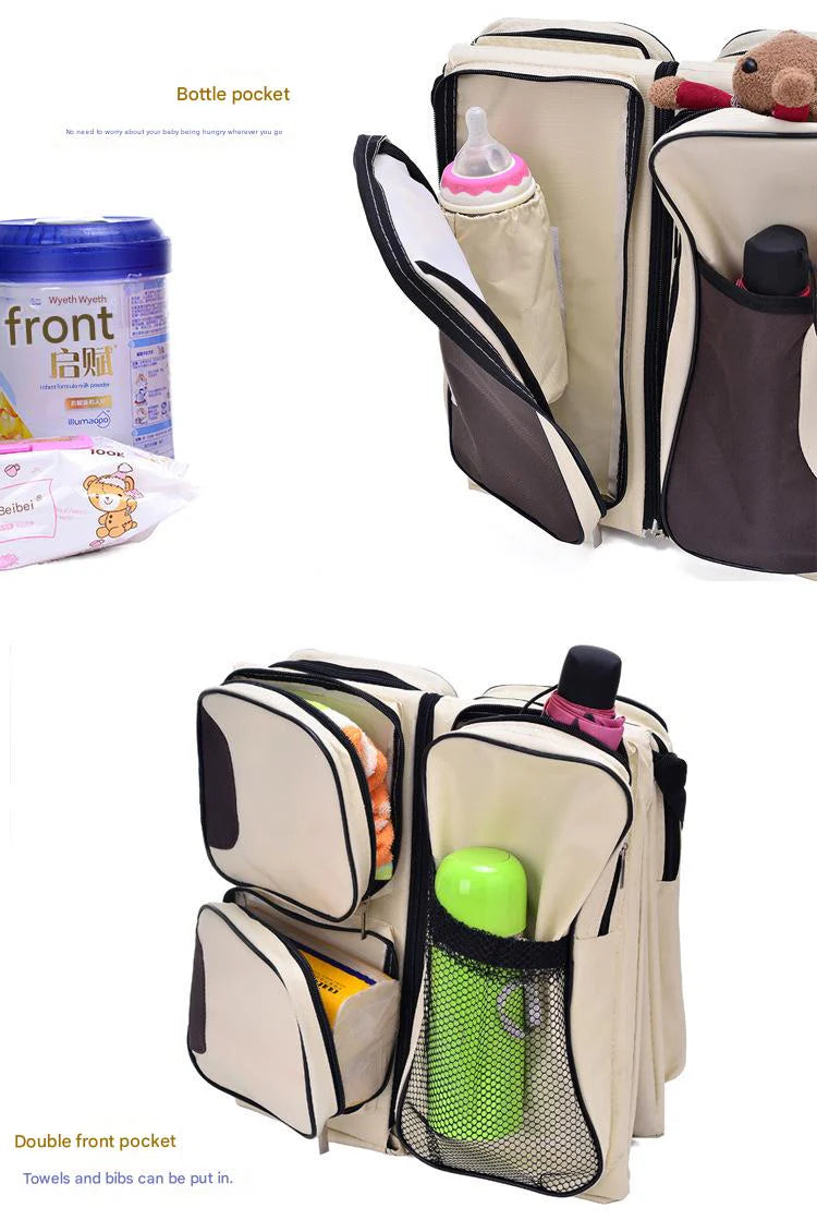 portable foldable travel diaper bag