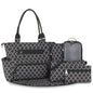 Geometry diaper bag tote set