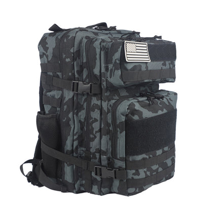 gray camouflage tactical backpack military style design