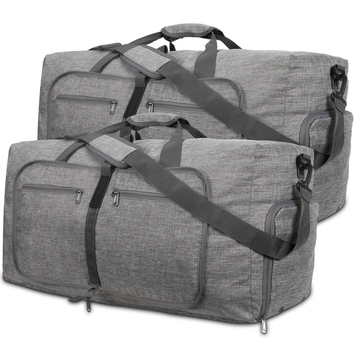 gray lining option for foldable travel duffel bag bulk customization